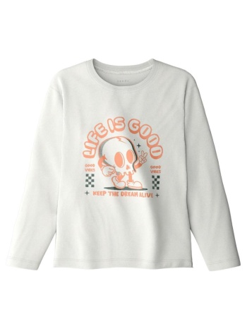 μπλούζα μακό αγόρι name it-13224968-cloud dancer σε προσφορά