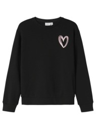 μπλούζα φούτερ κορίτσι name it-13246280-black