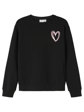 μπλούζα φούτερ κορίτσι name it-13246280-black σε προσφορά