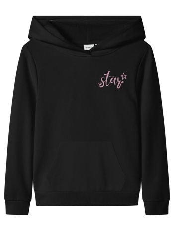 μπλούζα φούτερ κορίτσι name it-13246279-black σε προσφορά