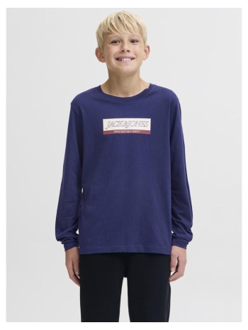 μπλούζα μακό αγόρι jack & jones-12289280-ocean cavern σε προσφορά