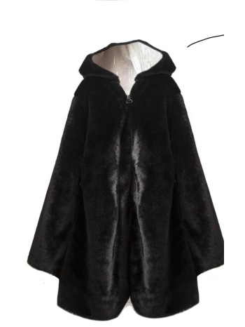 γουνάκι παλτό κορίτσι two in a castle-t6734-black σε προσφορά