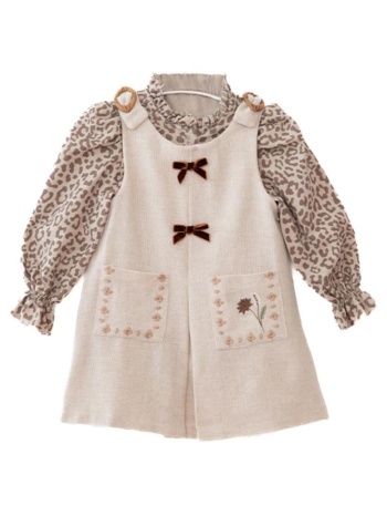 φόρεμα υφασμάτινο 2 τεμ.κορίτσι restart-25/10404-beige σε προσφορά