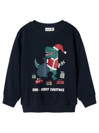 μπλούζα φούτερ αγόρι christmas name it-13234975-navy blazer σε προσφορά