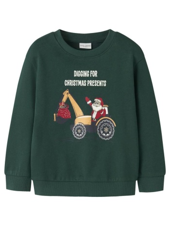 μπλούζα φούτερ αγόρι christmas name it-13234975-botanical σε προσφορά