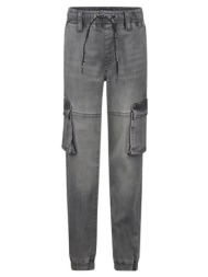 παντελόνι τζιν-φούτερ cargo αγόρι no way monday-o56215-1-grey