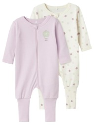 φορμάκια σετ 2 τεμ. μπεμπέ κορίτσι name it-13240986-jet stream-organic cotton