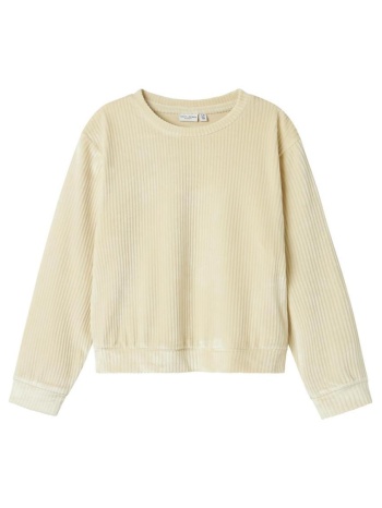 μπλούζα βελουτέ κορίτσι name it-13235119-cement σε προσφορά