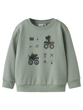 μπλούζα φούτερ αγόρι name it-13234338-jadeite σε προσφορά