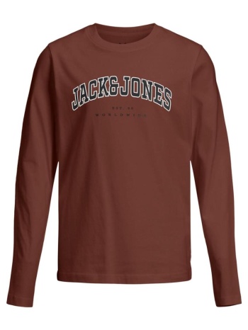 μπλούζα μακό αγόρι jack & jones-12258928-burnt henna σε προσφορά