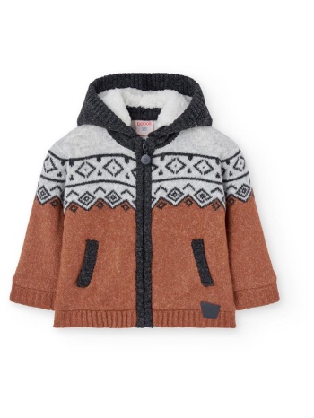 ζακέτα πλεκτή αγόρι boboli-312152-5169-orange σε προσφορά