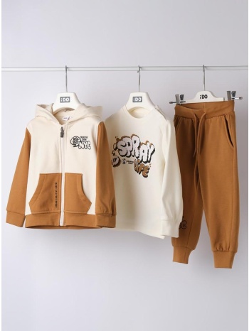 σετ φόρμα φούτερ 3 τεμ.αγόρι i do-4.f700-0124-beige σε προσφορά