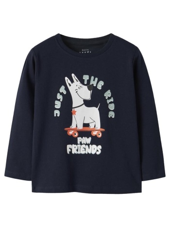 μπλούζα μακό αγόρι name it-13224978-navy blazer-organic σε προσφορά