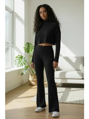 μπλούζα crop πλεκτή κορίτσι tiffosi-10061954-000-black σε προσφορά