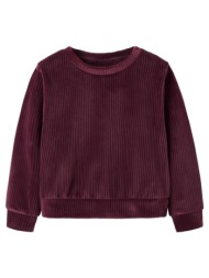 μπλούζα βελουτέ κορίτσι name it-13235117-burgundy