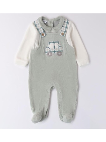 φορμάκι μπεμπέ βελουτέ αγόρι i do-4.a172-4817-mint σε προσφορά