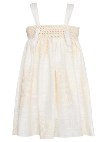 φόρεμα μπεμπέ λινό κορίτσι two in a castle-t7246-ecru