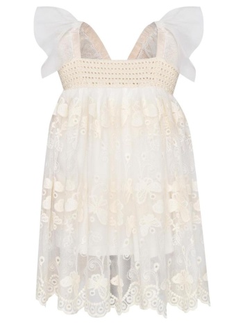 φόρεμα μπεμπέ λινό κορίτσι two in a castle-t7243-ecru