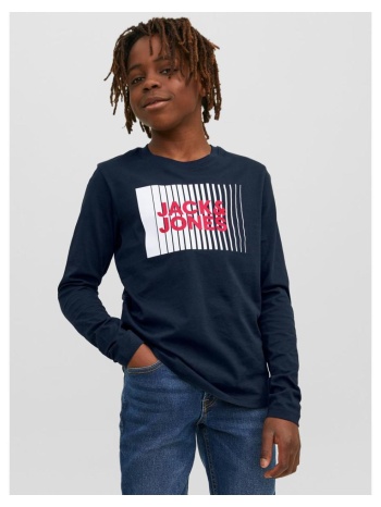 μπλούζα μακό αγόρι jack & jones-12244209-navy blazer σε προσφορά