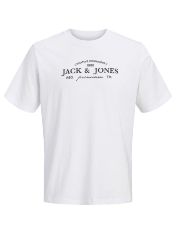 μπλούζα μακό αγόρι jack & jones-12298339-white σε προσφορά