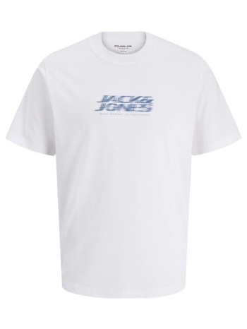 μπλούζα μακό αγόρι jack & jones-12298358-bright white σε προσφορά