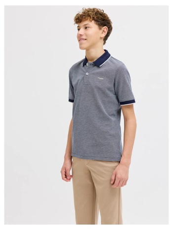 μπλούζα πικέ πόλο αγόρι jack & jones-12279751-maritime blue σε προσφορά