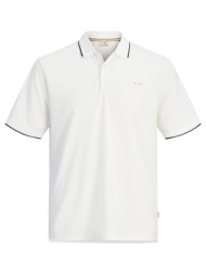 μπλούζα πικέ πόλο αγόρι jack & jones-12279751-cloud dancer