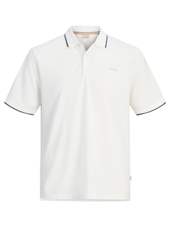 μπλούζα πικέ πόλο αγόρι jack & jones-12279751-cloud dancer σε προσφορά