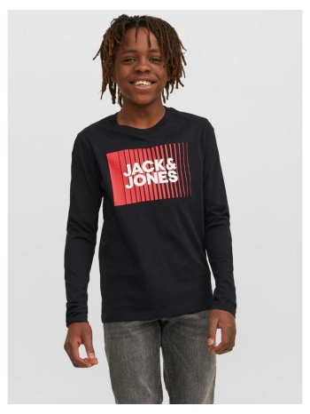 μπλούζα μακό αγόρι jack & jones-12244209-black σε προσφορά
