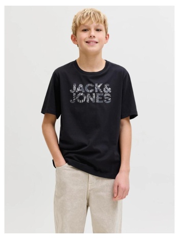 μπλούζα μακό αγόρι jack & jones-12289257-black σε προσφορά