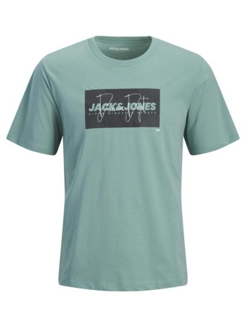 μπλούζα μακό αγόρι jack & jones-12289945-mineral blue σε προσφορά