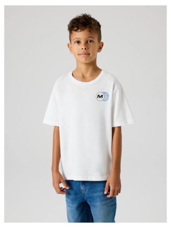 μπλούζα μακό αγόρι name it-13250961-bright white σε προσφορά