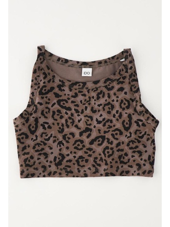 μπλούζα μακό crop κορίτσι i do-4.g834/00-6cbw-brown