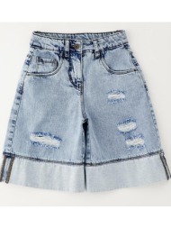 βερμούδα τζιν κορίτσι i do-4.g737/00-7001-blue denim