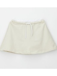 φούστα-σορτς φούτερ κορίτσι i do-4.g745-0164-ecru
