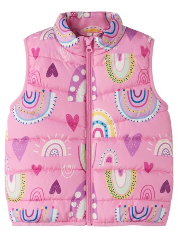 μπουφάν αμάνικο κορίτσι name it-13237541-fuchsia pink σε προσφορά