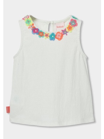 μπλούζα μακό κορίτσι boboli-313063-8148-white