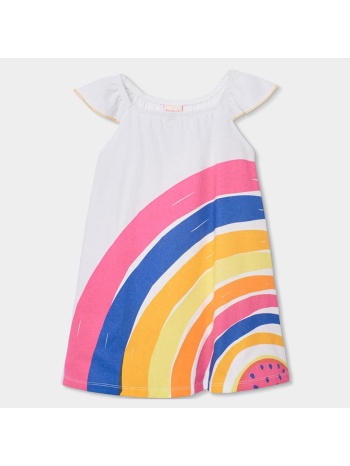 φόρεμα μακό κορίτσι boboli-343112-1100-white