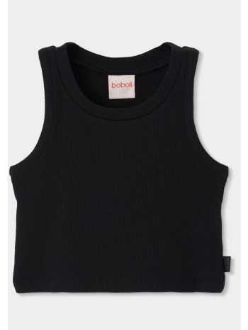 μπλούζα μακό ριμπ κορίτσι boboli-493040-890-black