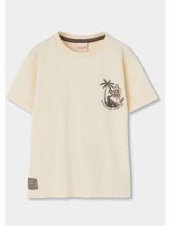 μπλούζα μακό αγόρι boboli-623012-7436-ecru