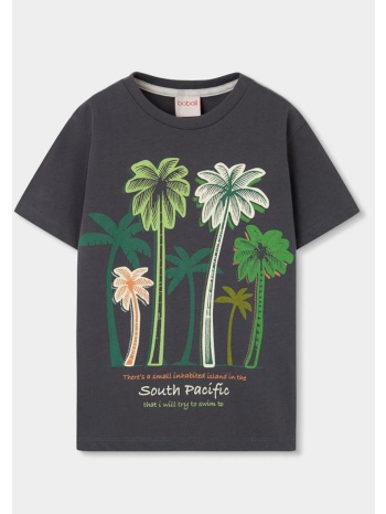 μπλούζα μακό αγόρι boboli-513111-8116-anthracite