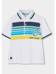 μπλούζα πόλο πικέ αγόρι boboli-543079-1100-white
