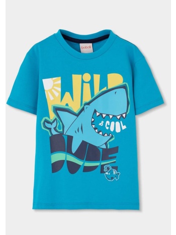 μπλούζα μακό αγόρι boboli-543046-4625-blue