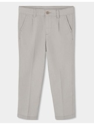 παντελόνι λινό αγόρι boboli-863018-7372-grey
