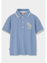 μπλούζα πόλο πικέ αγόρι boboli-833004-2646-ciel
