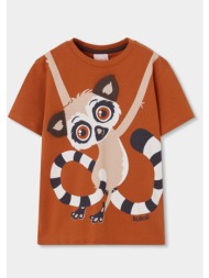 μπλούζα μακό αγόρι boboli-533157-7457-orange