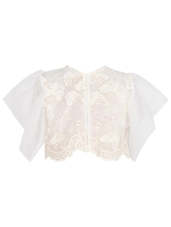 μπολερό μπεμπέ τούλι κορίτσι two in a castle-t7245-ecru