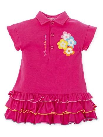 φόρεμα μακό κορίτσι agatha ruiz de la prada-8200s26-fuchsia