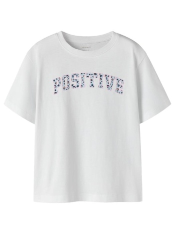 μπλούζα μακό κορίτσι name it-13254496-bright white/positive σε προσφορά
