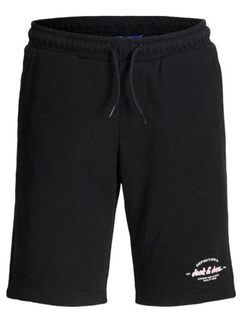 βερμούδα φούτερ αγόρι jack & jones-12292137-black σε προσφορά